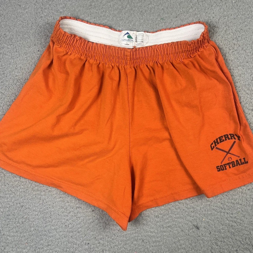 VTG Augusta Sportswear Shorts 80s Softball Gym Cherry Tigers Highschool MN